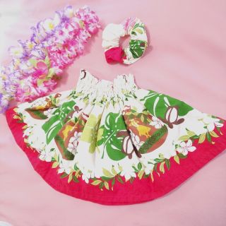 パウスカート 🌺 フラセット 子供用 ♡ オーダー品 新品(ダンス/バレエ)