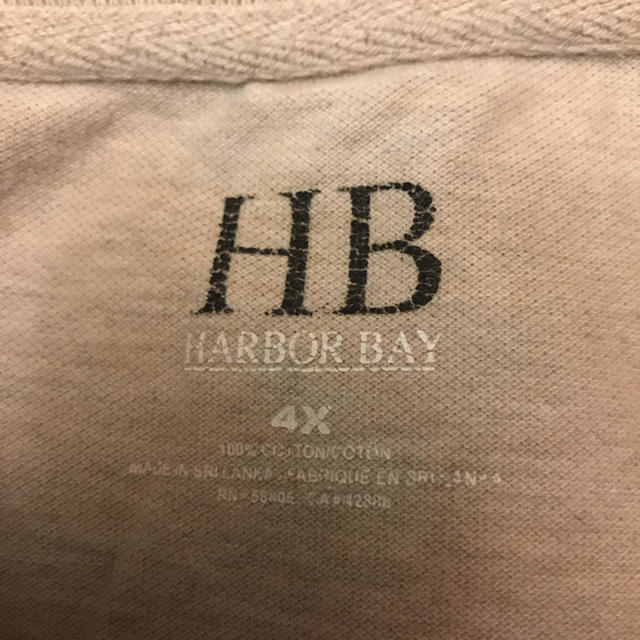 ポロシャツ  ＨＢ　4XL メンズのトップス(ポロシャツ)の商品写真