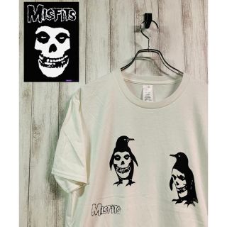 オリジナル(Original)のMisfits  ミスフィッツ　アートTシャツ ビッグシルエット　ホワイト　白(Tシャツ/カットソー(半袖/袖なし))