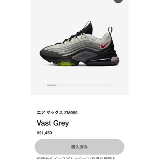 air max zm 950 イエローグラデ　27.0(スニーカー)