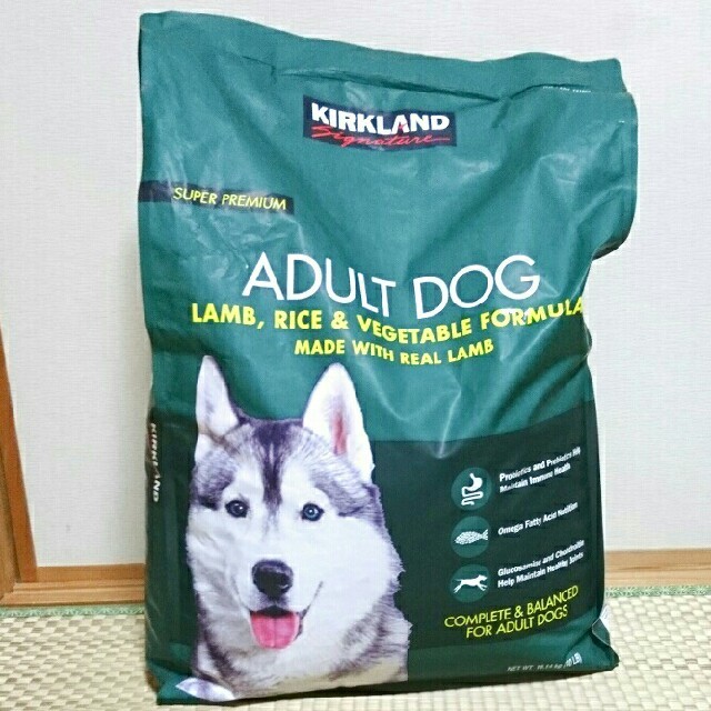 コストコ(コストコ)のカークランド ドッグフード成犬用18.14kg ラム・ライス・ベジタブル c その他のペット用品(ペットフード)の商品写真