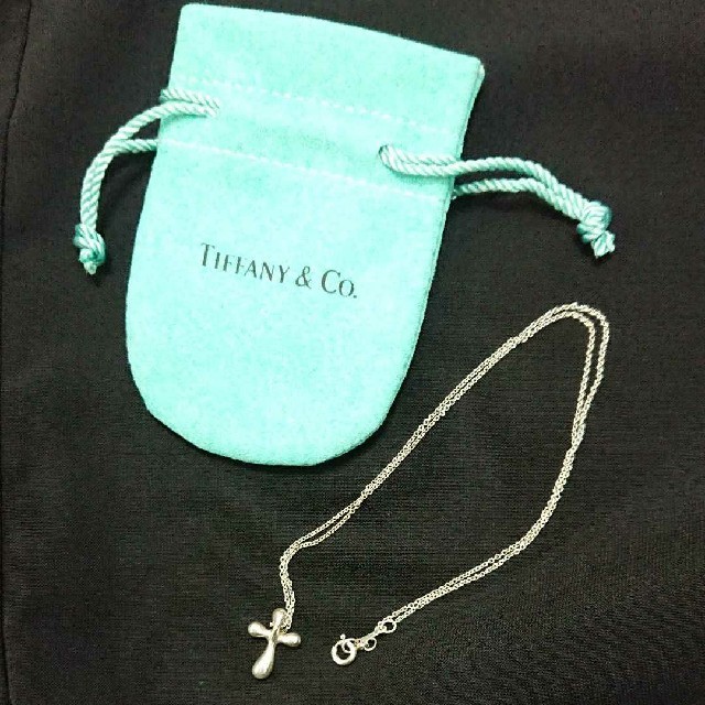 【TIFFANY&CO 】 クロス シルバーネックレス