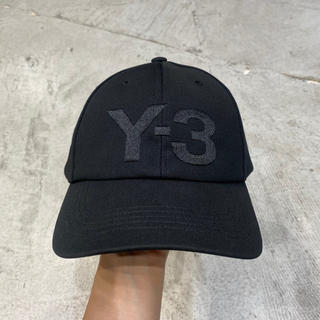 ワイスリー(Y-3)のY-3 YOHJI YAMAMOTO ロゴ 刺繍 キャップ ブラック 系(キャップ)