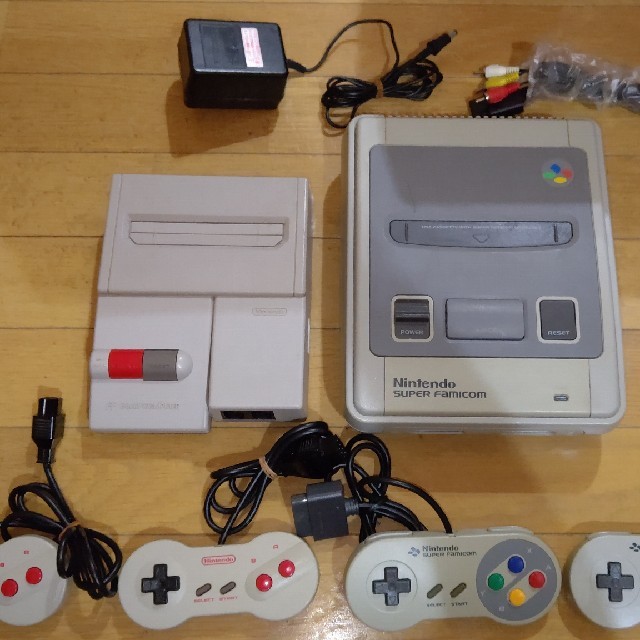 NEWファミコン＋スーパーファミコン本体セット