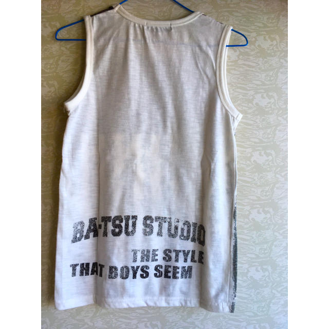 BA-TSU(バツ)のBA-TSU STUDIO  ノースリーブシャツ　160 キッズ/ベビー/マタニティのキッズ服男の子用(90cm~)(Tシャツ/カットソー)の商品写真