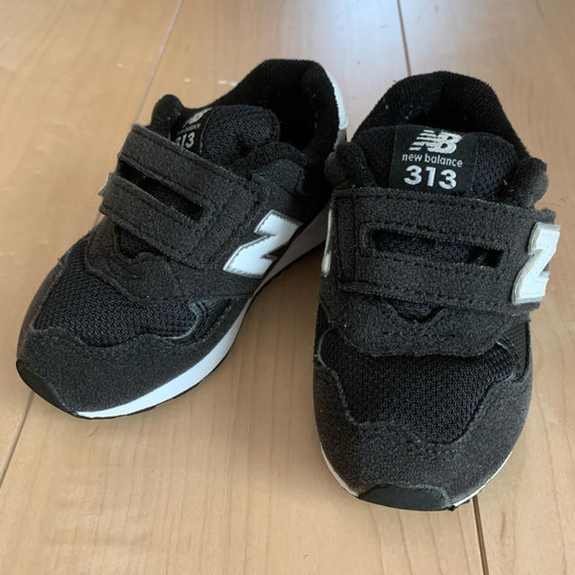 New Balance(ニューバランス)のニューバランス313☆ベビースニーカー　ブラック　14cm キッズ/ベビー/マタニティのベビー靴/シューズ(~14cm)(スニーカー)の商品写真