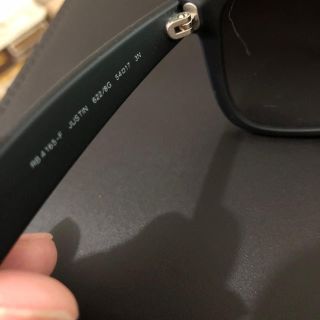 正規品 Ray Ban ウェリントン ブラック メガネ F101