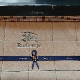 バーバリー(BURBERRY)の新品保管品バーバリー綿毛布(毛布)