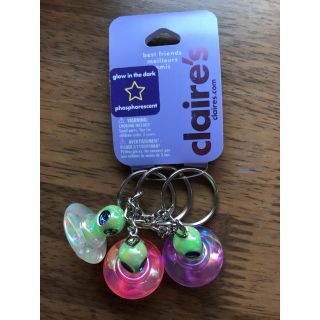 クレアーズ(claire's)の新品　クレアーズ　UFO 宇宙人　キーホルダー  3点セット(その他)