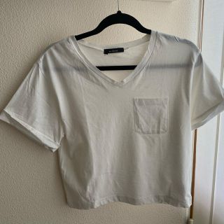 ダブルクローゼット(w closet)のwcloset ☻Tシャツ白(Tシャツ(半袖/袖なし))