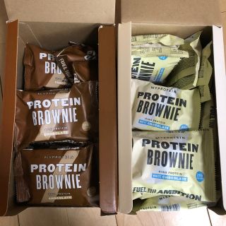 マイプロテイン(MYPROTEIN)のマイプロテイン　プロテインブラウニー　チョコとホワイトチョコのセット　計22個(プロテイン)