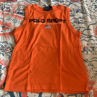 ポロラルフローレン(POLO RALPH LAUREN)のPOLO SPORTロゴ　ノースリーブ　タンクトップ　ラルフローレン  130(Tシャツ/カットソー)