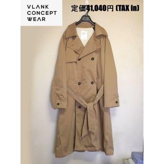 定価41,040円★VLANK CONCEPT WEARリラックストレンチコート(トレンチコート)