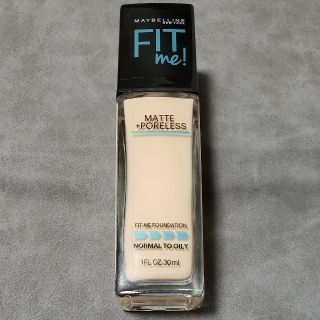 メイベリン(MAYBELLINE)のFIT me! 109 MATTE NORMAL TO OILY【2回使用】(ファンデーション)