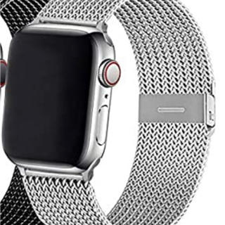 アップルウォッチ(Apple Watch)のMNBVCXZ apple Watch バンド　シルバー(その他)