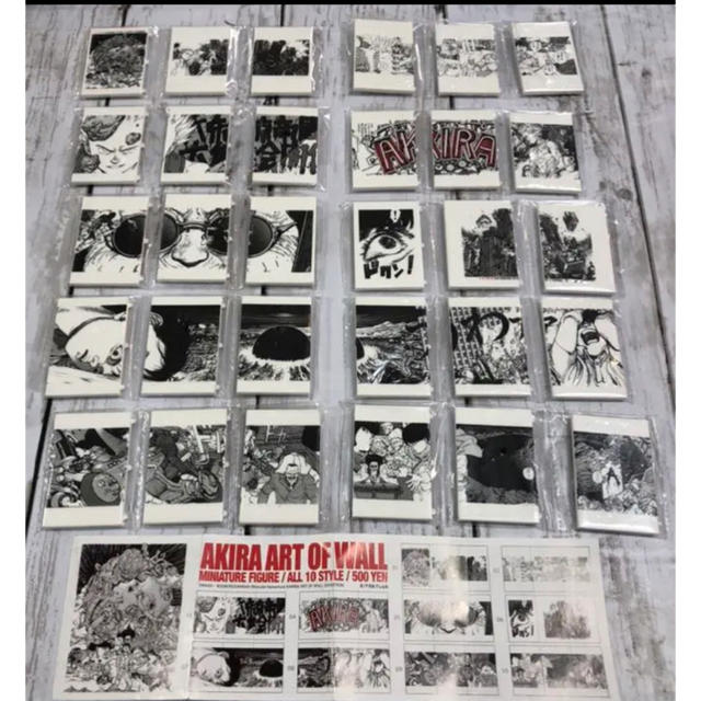 AKIRA ART OF WALL ガチャ　10種セット