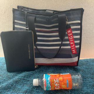 トミーヒルフィガー(TOMMY HILFIGER)のtommy hilfiger トートバッグ　ポーチ付き(トートバッグ)