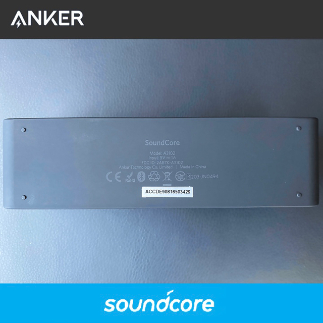 【美品】 Anker SoundCore - Bluetooth スピーカー スマホ/家電/カメラのオーディオ機器(スピーカー)の商品写真