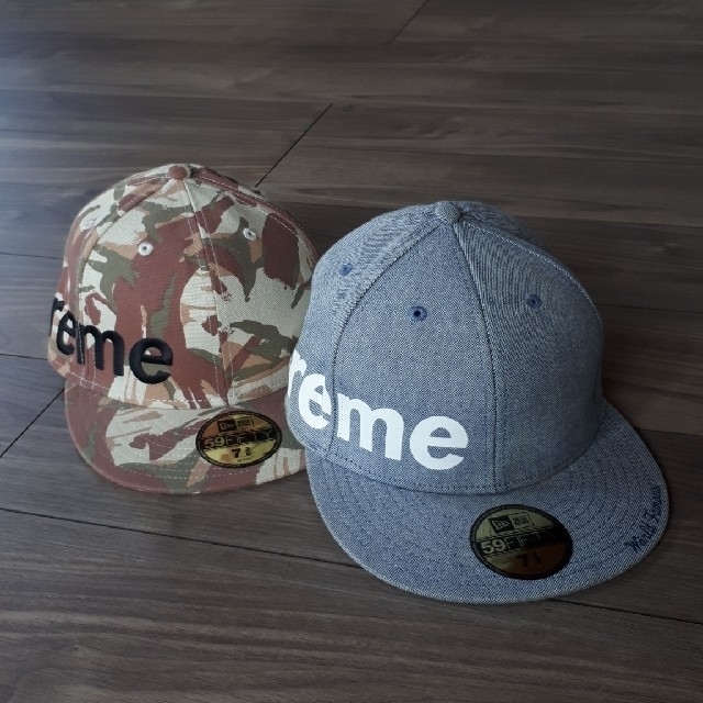 ≪超目玉★12月≫ Supreme - Supreme 2007ss Solid Side Logo Cap キャップ