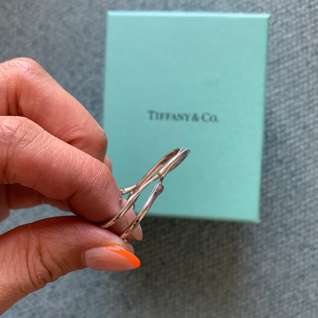 Tiffany & Co.(ティファニー)のTIFFANY&CO. オープンハートフープピアス レディースのアクセサリー(ピアス)の商品写真