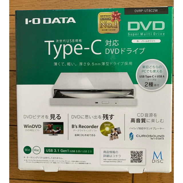 DVD ドライブ スマホ/家電/カメラのPC/タブレット(PC周辺機器)の商品写真