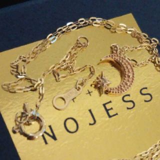 ノジェス(NOJESS)の専用❕２点 ノジェス K10 ネックレス 月 ダイヤ & アガット クレセント(ネックレス)