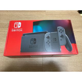 ニンテンドースイッチ(Nintendo Switch)の新品未開封 ★保証用確証付★ Nintendo Switch 新型 本体 グレー(家庭用ゲーム機本体)