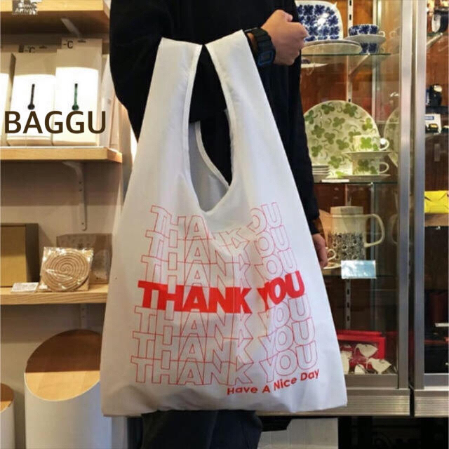 baggu スタンダード thank you エコバッグ レディースのバッグ(エコバッグ)の商品写真