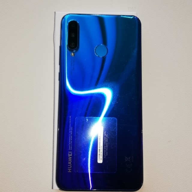 ANDROID(アンドロイド)のHUAWEI P30 lite　ピーコックブルー スマホ/家電/カメラのスマートフォン/携帯電話(スマートフォン本体)の商品写真