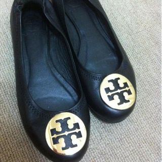 トリーバーチ(Tory Burch)の24.5cmトリーバーチ バレエシューズ(ローファー/革靴)