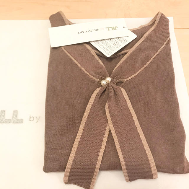 JILL by JILLSTUART(ジルバイジルスチュアート)のジルバイ　　バイカラータイトップ レディースのトップス(ニット/セーター)の商品写真