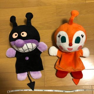 アンパンマン(アンパンマン)のバイキンマンとドキンちゃんのパペット(ぬいぐるみ/人形)