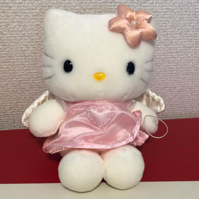 ハローキティ　ぬいぐるみ　電報 エンタメ/ホビーのおもちゃ/ぬいぐるみ(キャラクターグッズ)の商品写真