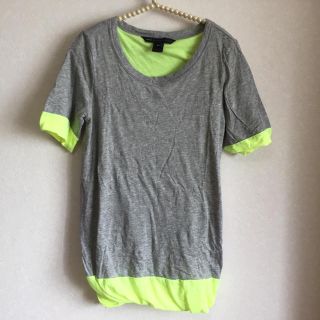 マークバイマークジェイコブス(MARC BY MARC JACOBS)のMARC JACOBS 蛍光 ふんわり バルーン Tシャツ カットソー(Tシャツ(半袖/袖なし))