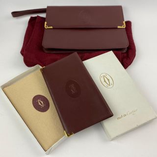 カルティエ(Cartier)のお得！カルティエ メンズ長財布・バッグセット！ (セカンドバッグ/クラッチバッグ)