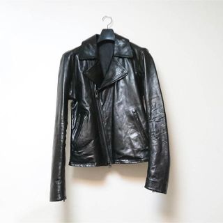 ヨウジヤマモト(Yohji Yamamoto)のYohji Yamamoto×BACKLASH ホースレザーダブルライダース(ライダースジャケット)