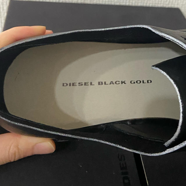 DIESEL BLACK GOLD 革靴 ブラック