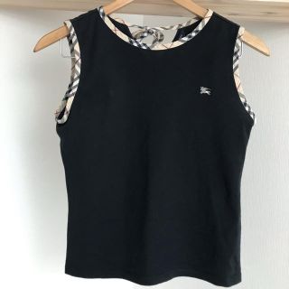 バーバリー(BURBERRY)のBURBERRY タンクトップ バックリボン(Tシャツ/カットソー)