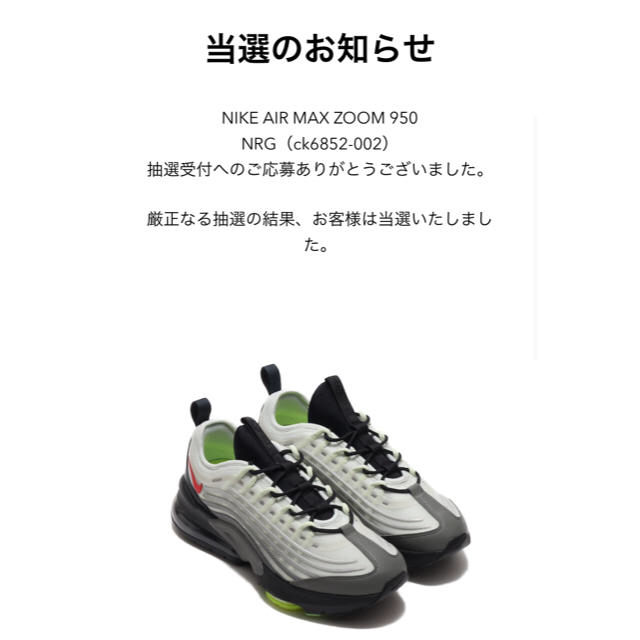 NIKE AIR MAX ZOOM 950 NEON JAPAN