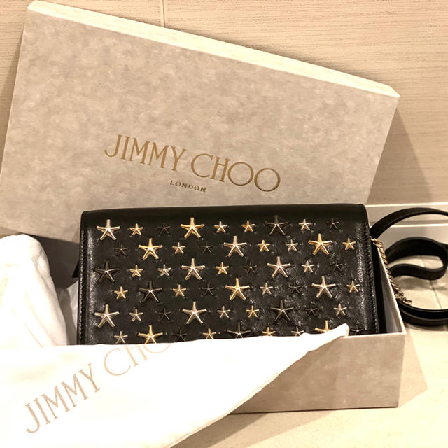 JIMMY CHOO(ジミーチュウ)のJIMMY CHOO スタースタッズ付　ショルダーバッグ レディースのバッグ(ショルダーバッグ)の商品写真