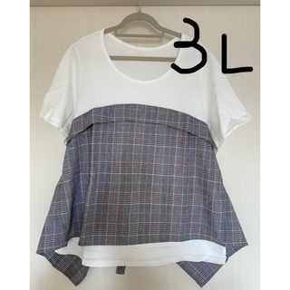 フェリシモ(FELISSIMO)のTシャツビスチェ　3L(Tシャツ(半袖/袖なし))