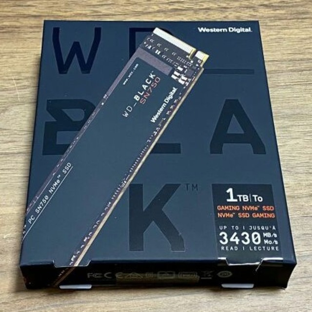 新品未開封 WD Black SN750 SSD 1TB