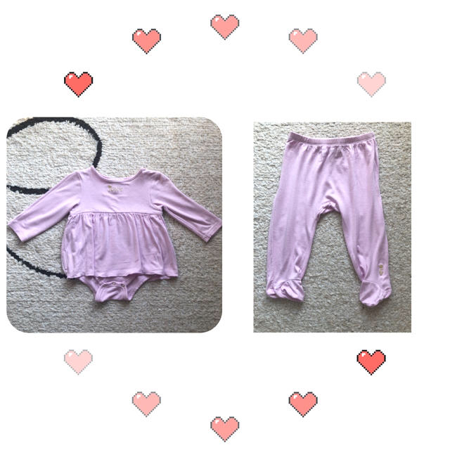 Juicy Couture(ジューシークチュール)の新品⭐️ JUICY COUTURE上下二点セット キッズ/ベビー/マタニティのキッズ服女の子用(90cm~)(その他)の商品写真