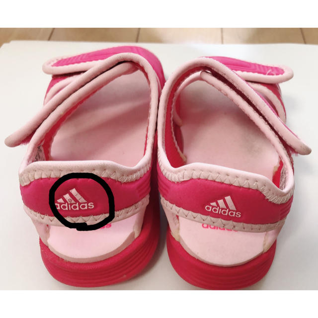 adidas(アディダス)のadidas アディダス☆サンダル 14センチ キッズ/ベビー/マタニティのベビー靴/シューズ(~14cm)(サンダル)の商品写真