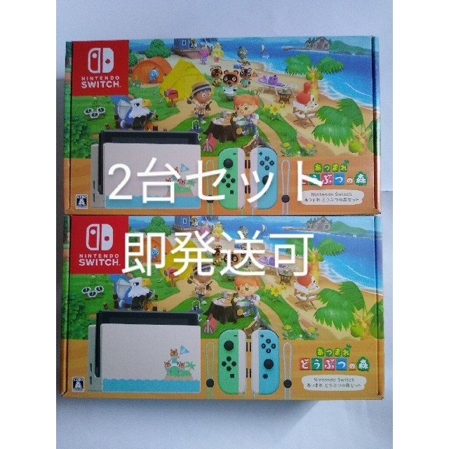 Nintendo Switch あつまれ どうぶつの森セット 2台セット 家庭用ゲーム機本体
