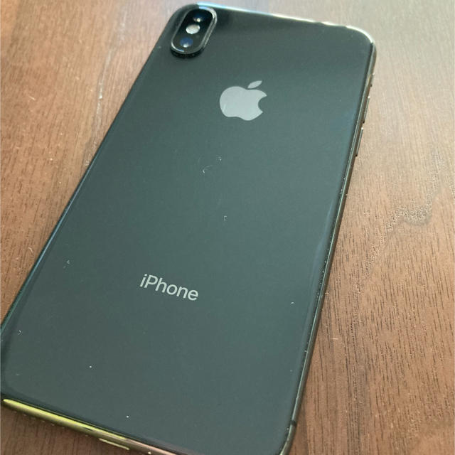 ジャンク au iPhoneX 64GB スペースグレイ 本体のみ TS636