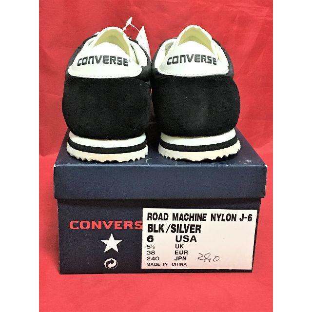 CONVERSE(コンバース)の★90s!希少レア!コンバース ロードマシーン ナイロン 黒/銀 24cm❾★ メンズの靴/シューズ(スニーカー)の商品写真