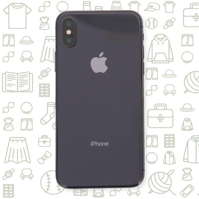 iPhone(アイフォーン)の【B】iPhoneX/64/au スマホ/家電/カメラのスマートフォン/携帯電話(スマートフォン本体)の商品写真
