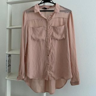 エイチアンドエム(H&M)のシアーシャツ(シャツ/ブラウス(長袖/七分))