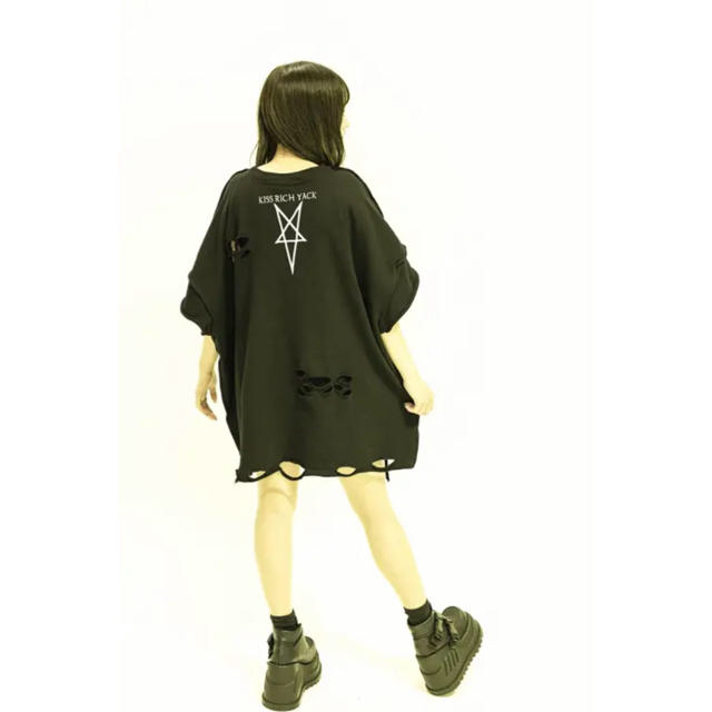 MILKBOY(ミルクボーイ)の新品 KRY「MUSHIKUI HF」ブラック ♡ 完売品 メンズのトップス(Tシャツ/カットソー(半袖/袖なし))の商品写真
